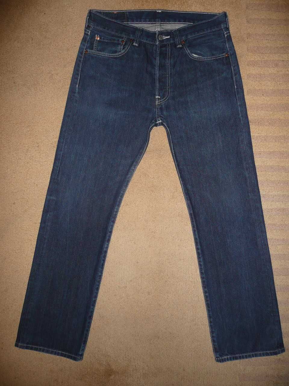 Spodnie dżinsy LEVIS 501 W32/L30=43/103cm jeansy