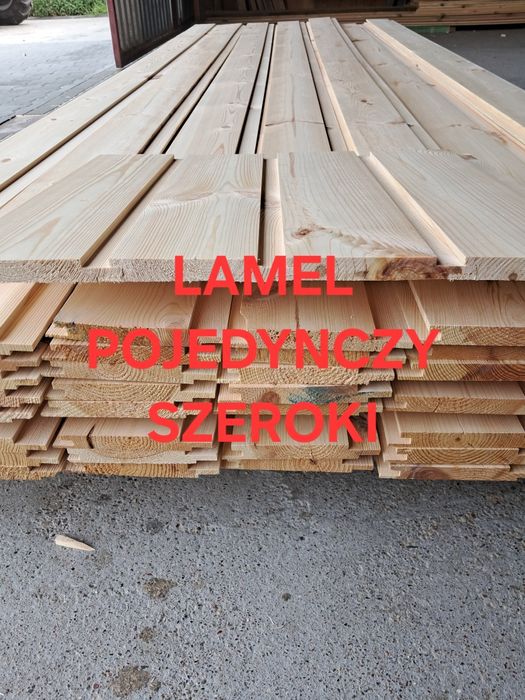 PRODUCENT deska elewacyjna lamele, romb duo kl 1 sosna, świerk, modrze