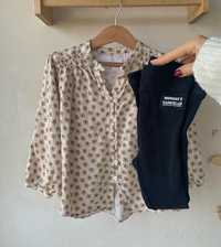 Комплект від Zara, лосинки, блуза