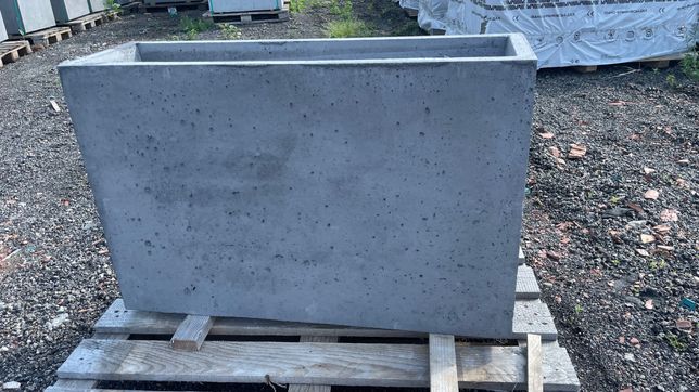 Donica betonowa architektoniczna , kolor antracyt , wymiary 100/30/65