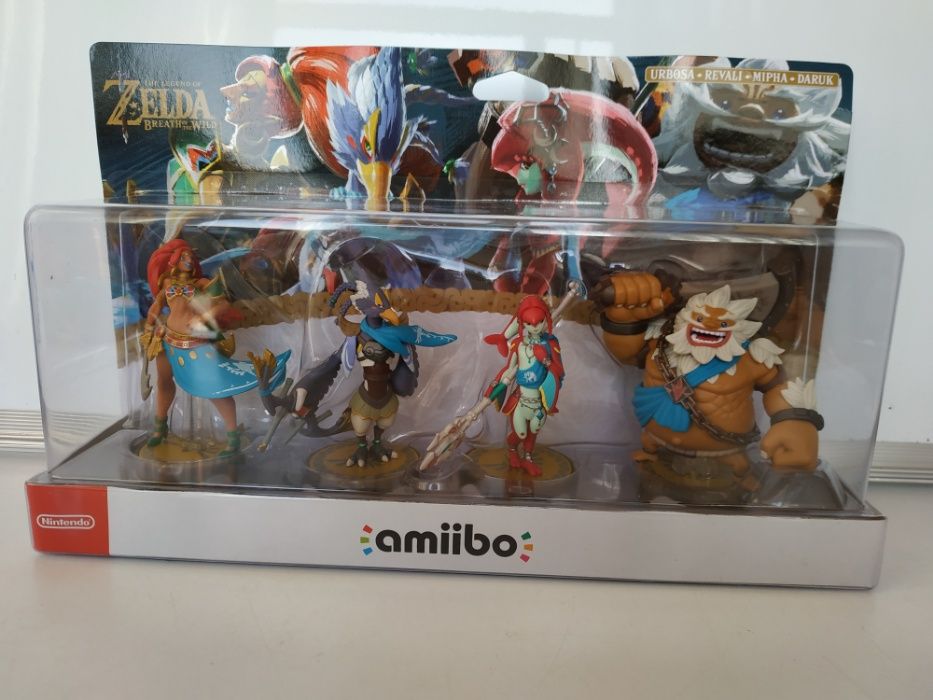 [Nintendo Amiibo] Zelda: Revali Daruk Urbosa Mipha Pack 4