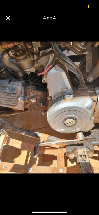 Moto 4 110cc a funcionar