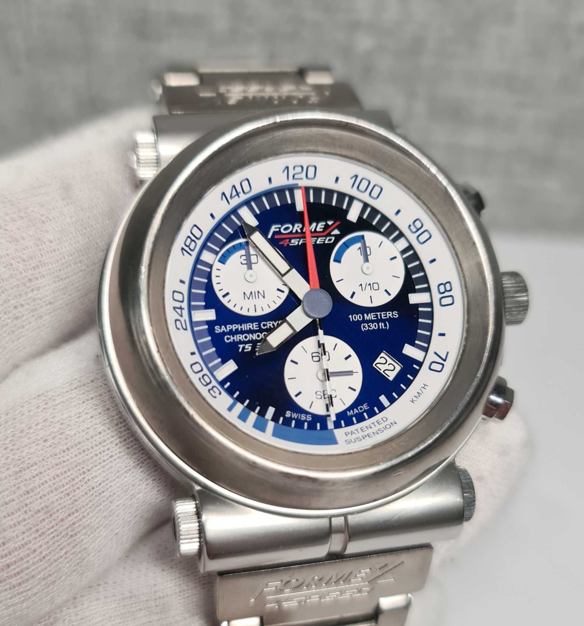 Чоловічий годинник Formex 4Speed Chronograph Titanium-Steel Sapphire