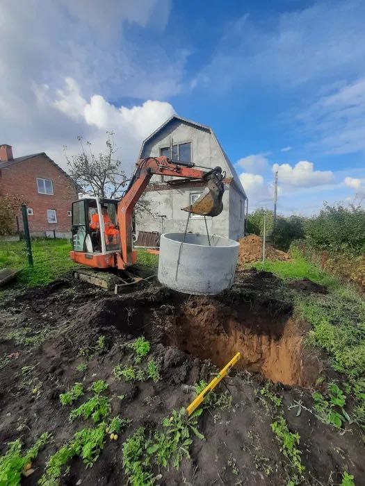 Будівництво і монтаж септиків / септик з гарантією/ круги