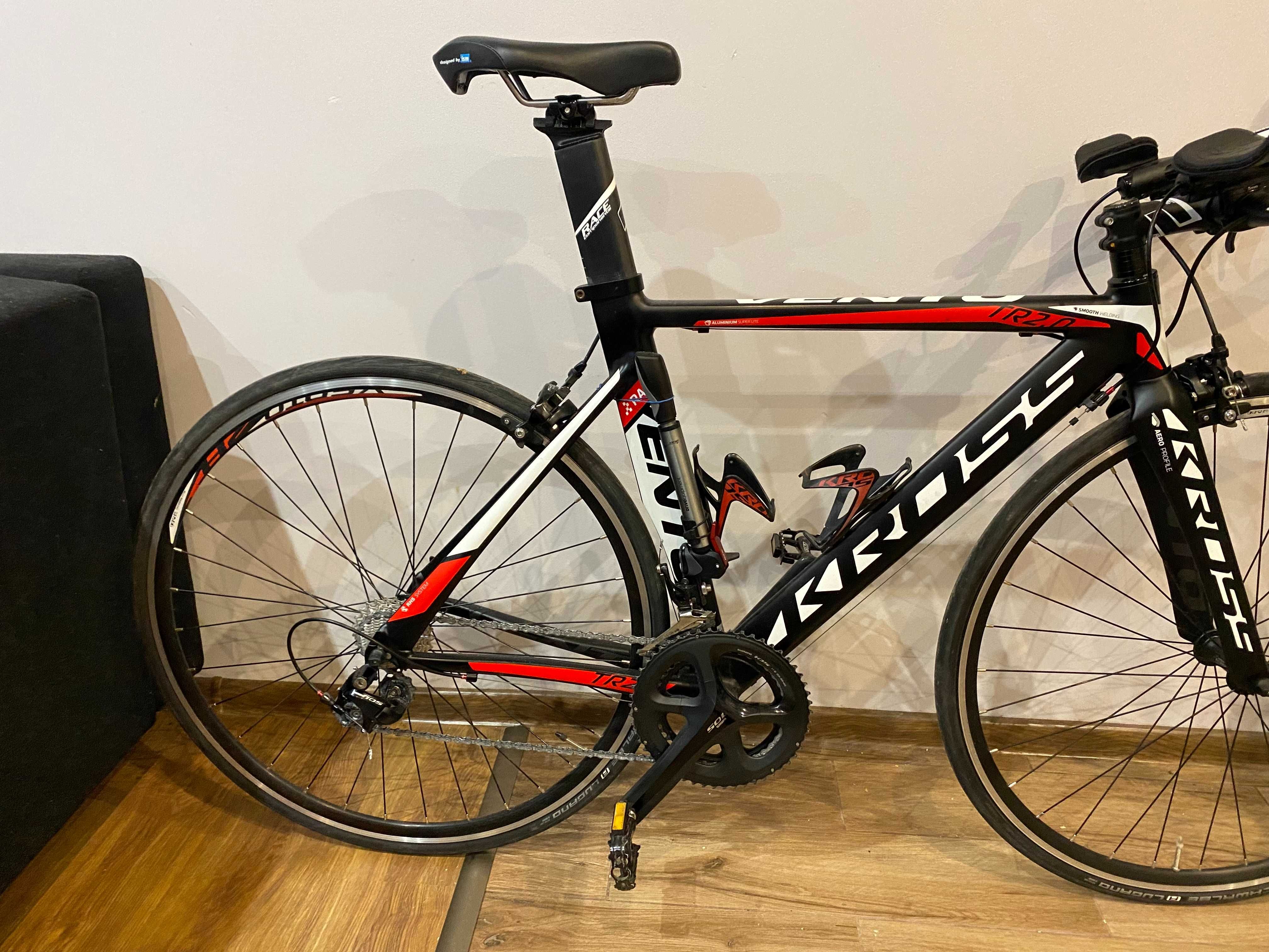 rower triatlonowy Kross TR 2.0 rama M widelec carbon jak nowy