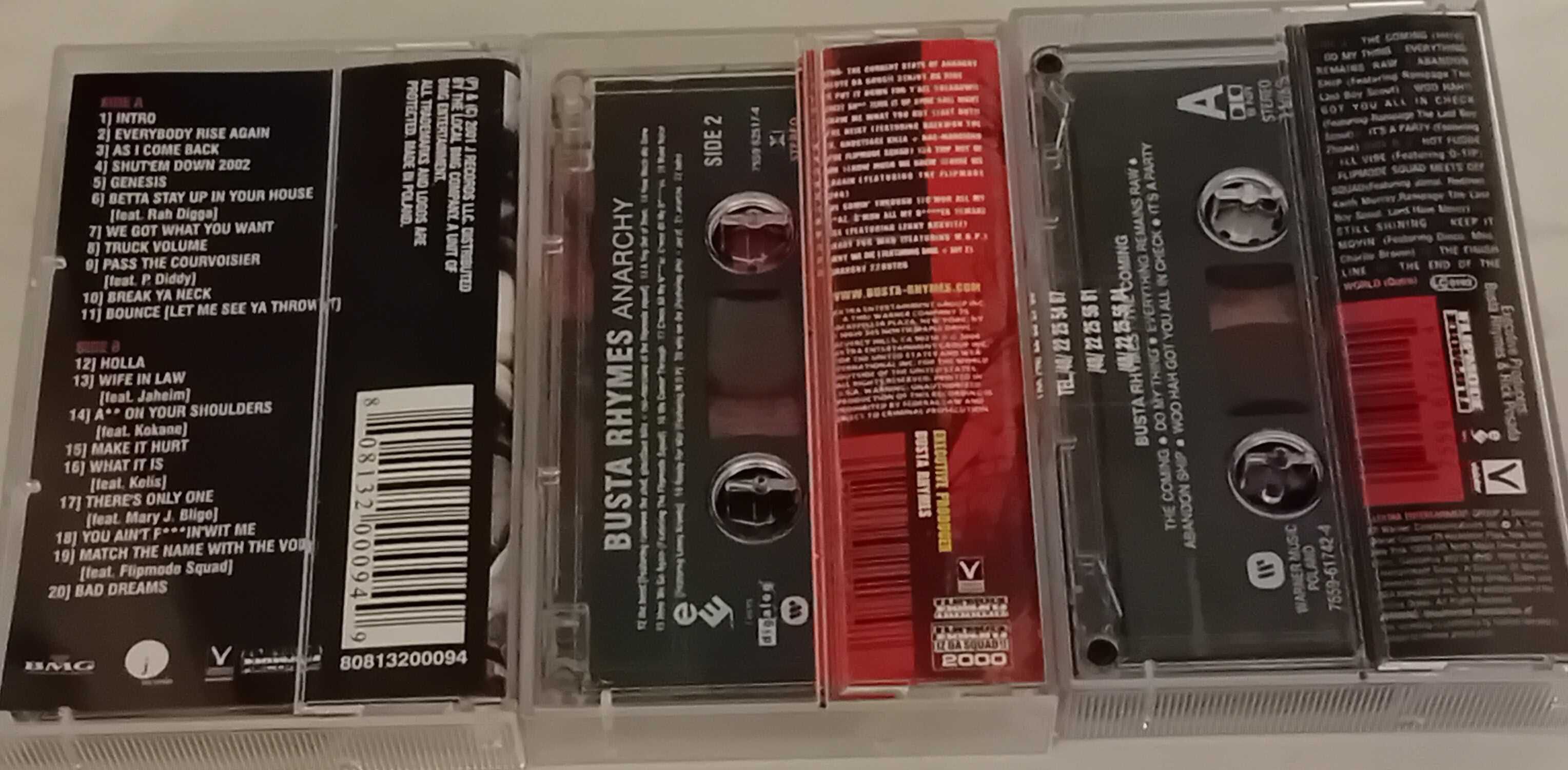 Busta Rhymes - 3 kaset (The Coming / Genesis / Anarchy)