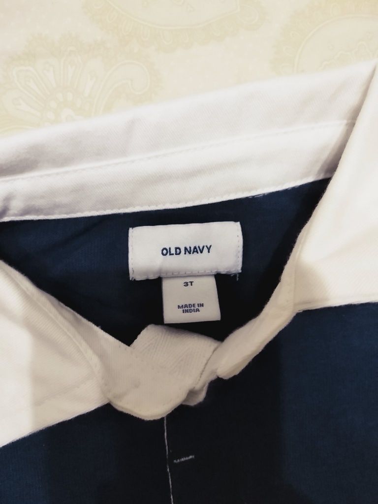 Лонгслив поло Old Navy. Polo. Реглан. Кофта. 3т