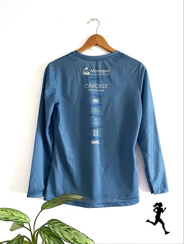 Camisola de corrida S Azul - Celebração da Maratona Cascais 2025