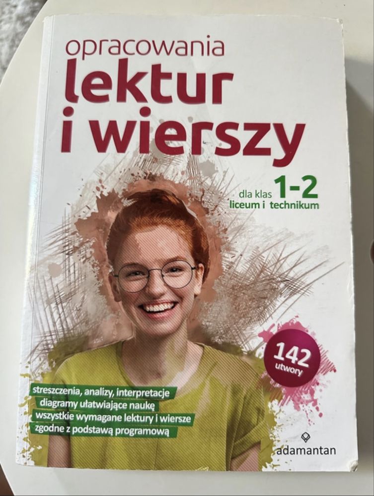 opracowania lektur i wierszy 1-2 kl liceum technikum