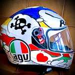Capacete AGV K3 SV Valentino Rossi mod comic