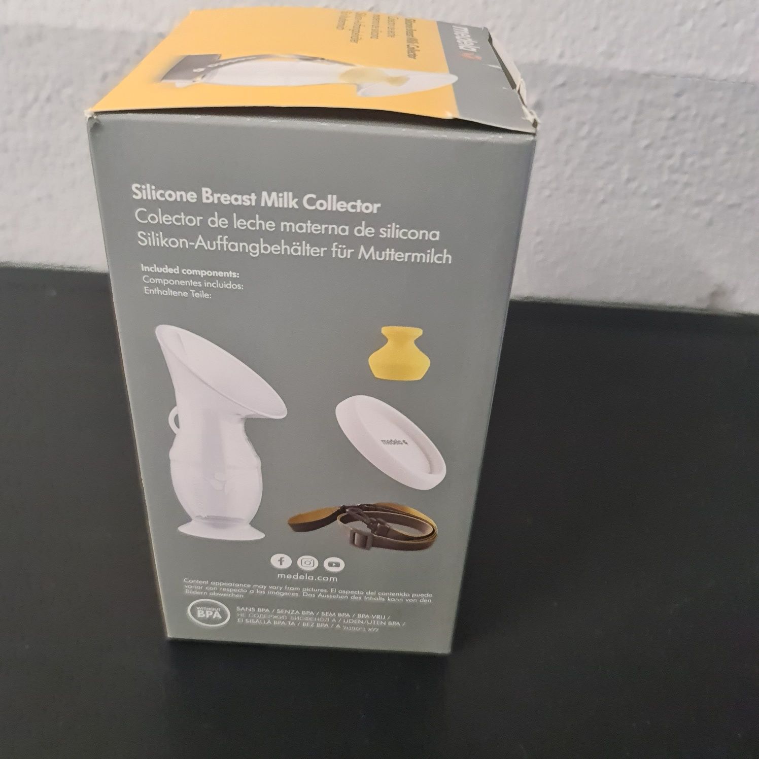 NOVO  MELEDA Copo coleta leite materno