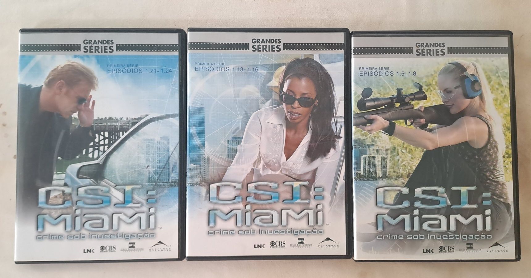 3 DVDs CSI MIAMI