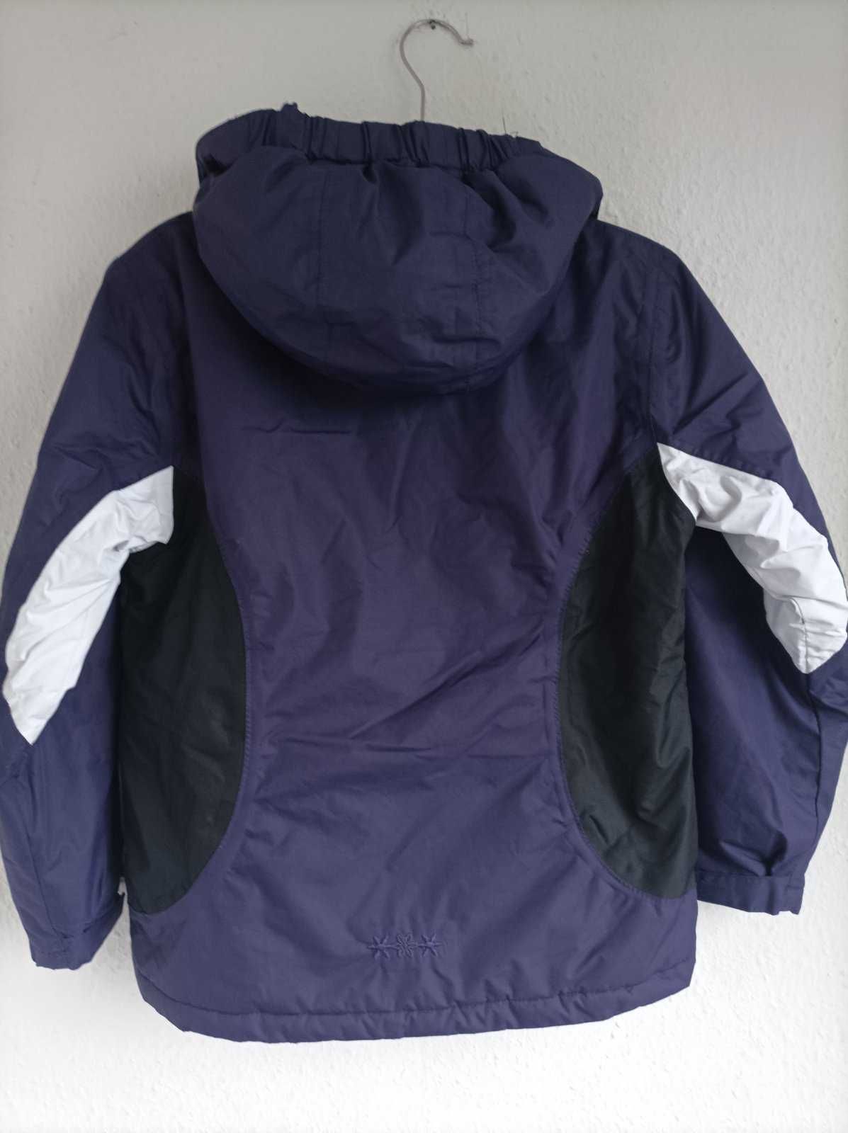 Зимняя детская термо куртка с флиской на рост 134-140 см
