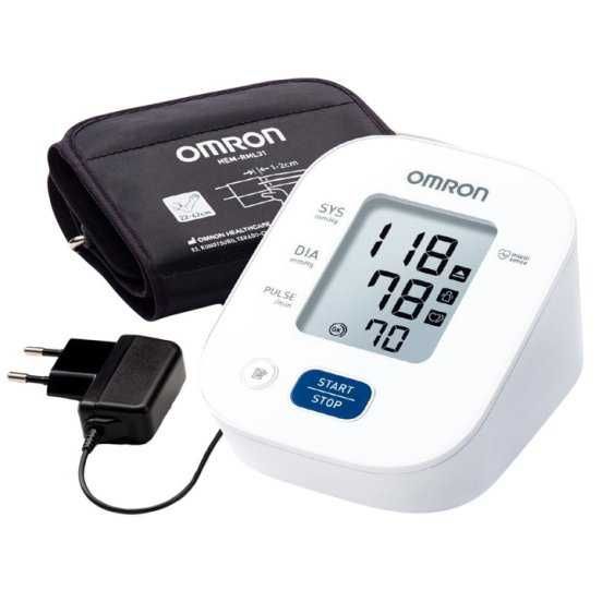 Автоматичний тонометр із адаптером OMRON M2+ (HEM-7146-Е)