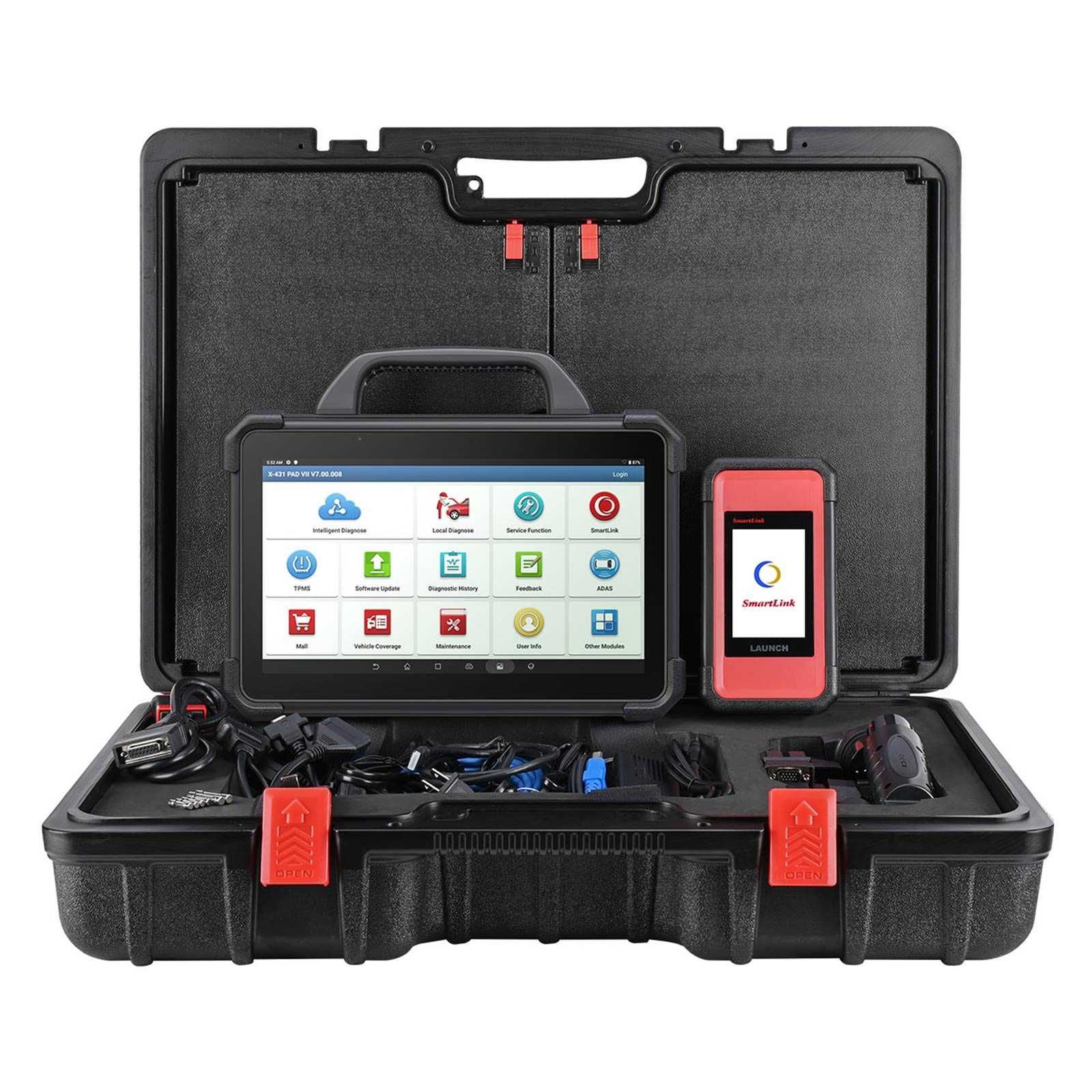 Launch X431 PAD VII Maquina Diagnóstico OBD+Osciloscópio Launch (NOVO)