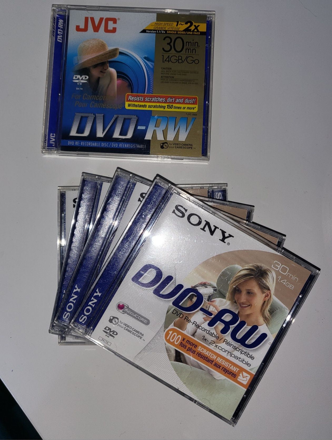 Vendo DvD rw para câmaras filmar