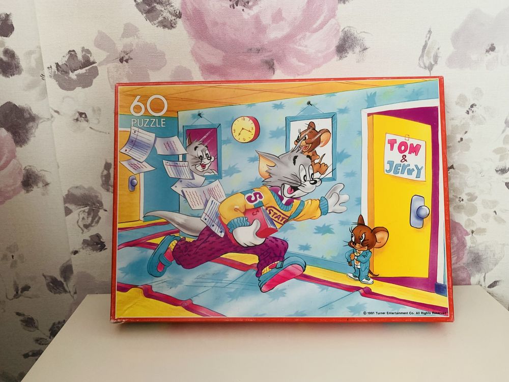 Puzzle Tom i Jerry, 60 elementów, vintage