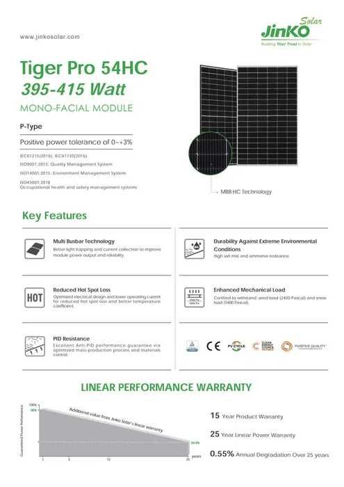 Fotowoltaika 5,5kW Jinko 405W inwerter Sofar Solar 5,5KTL-X-G3 BRUTTO