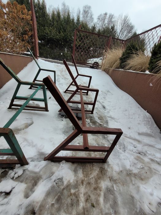 Ławka ogrodowa - nogi / stelaż .