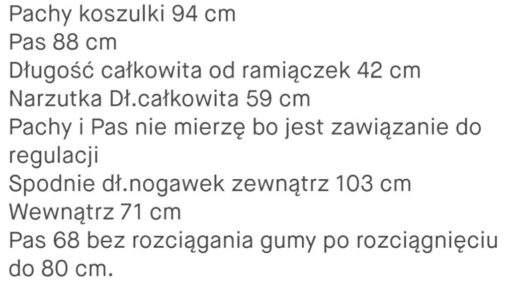 Piżama jedwabna 3 części.