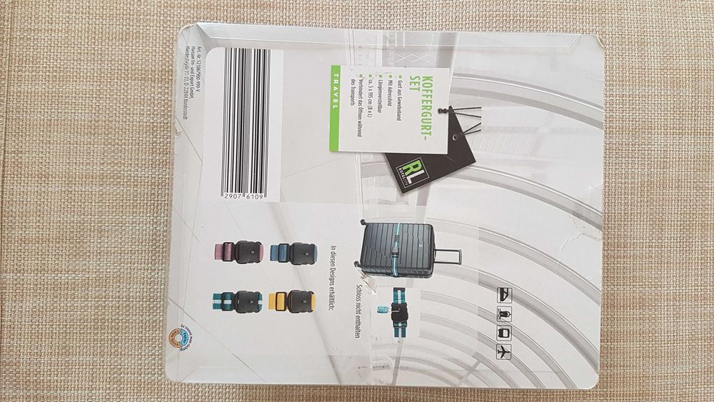 Regulowane paski bagażowe do walizek