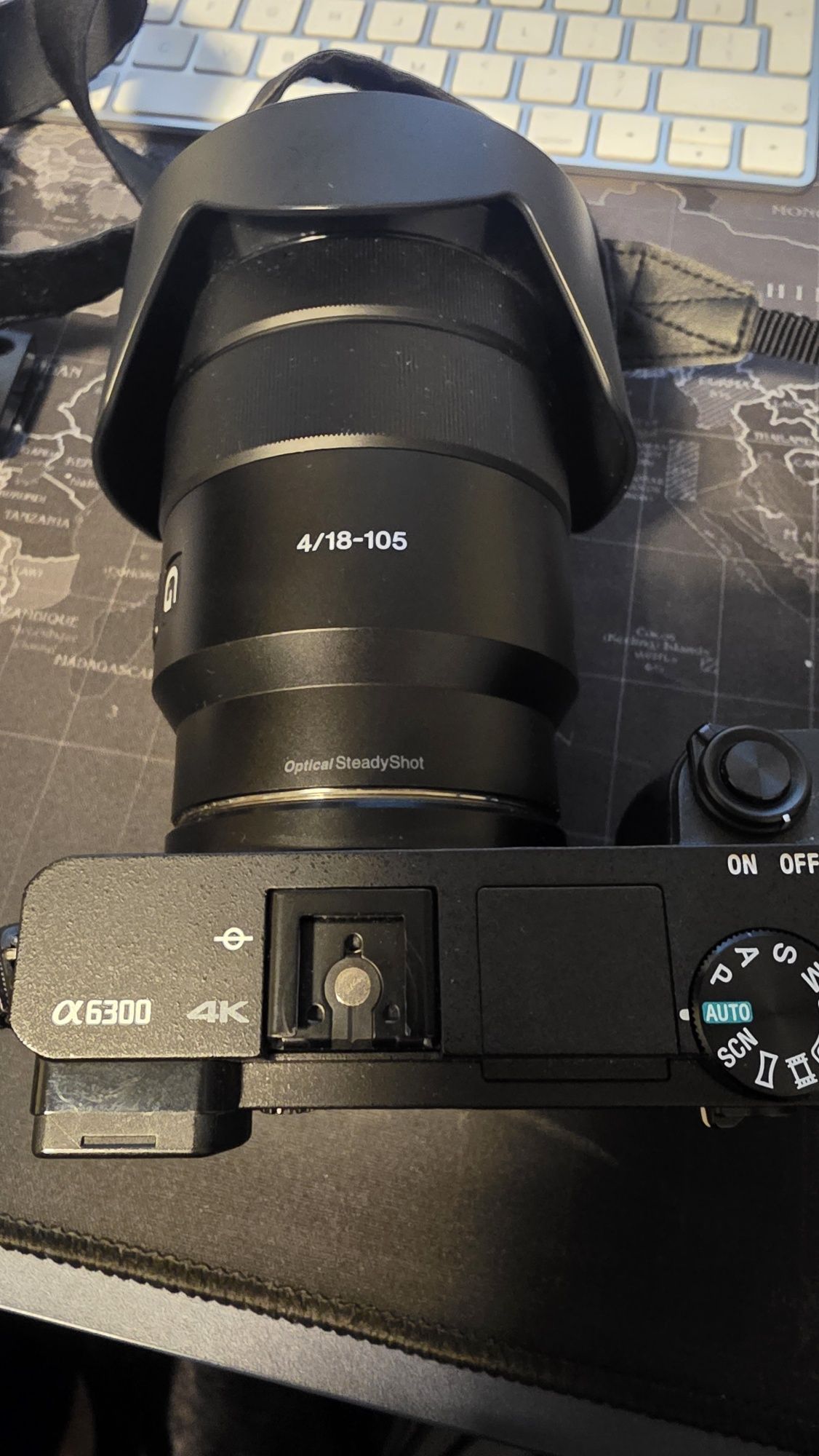 sony a6300 z teleobiektywem sony + sigma 30 mm