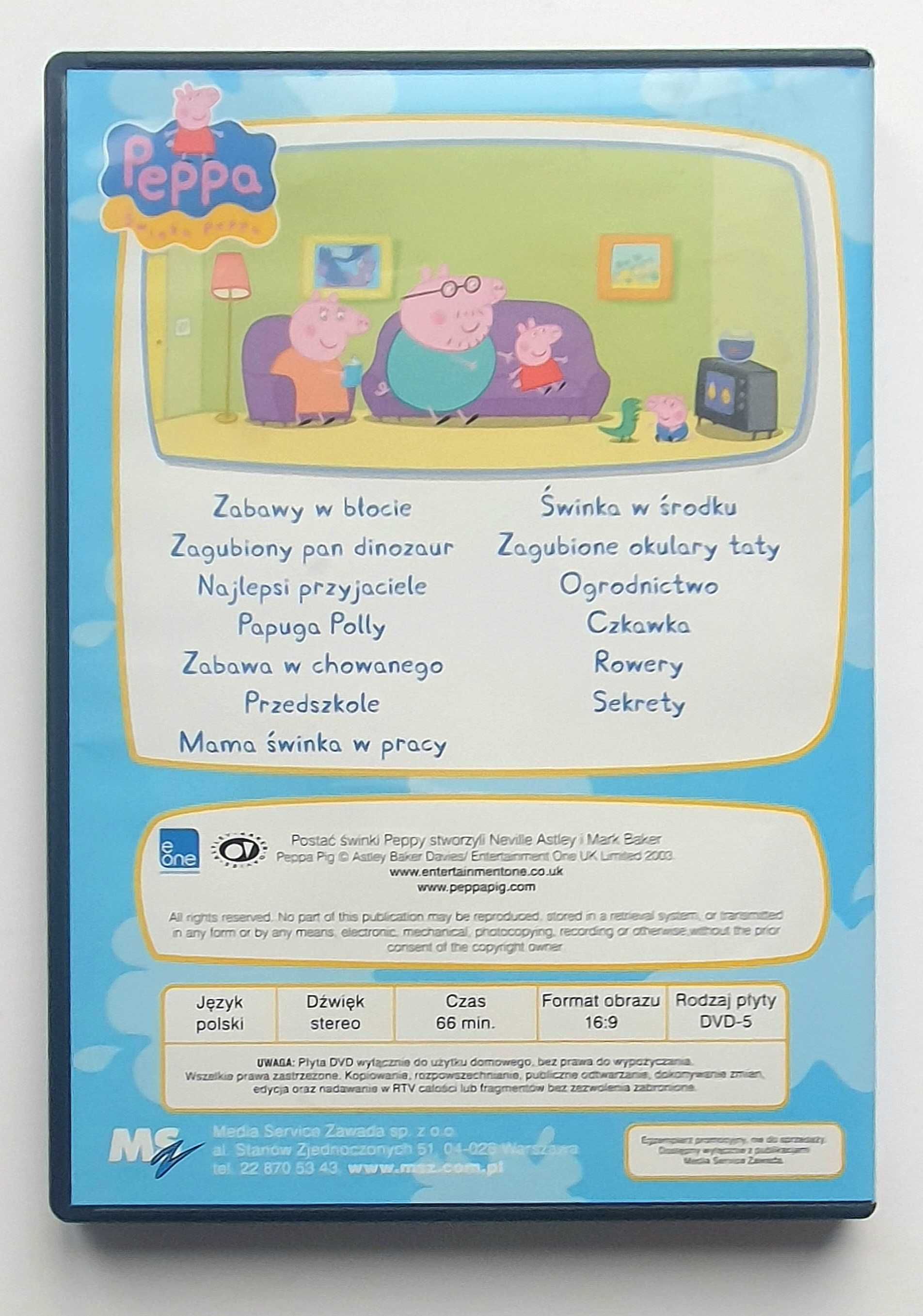 Świnka Peppa: Zabawy w błocie, Peppa pig, film DVD