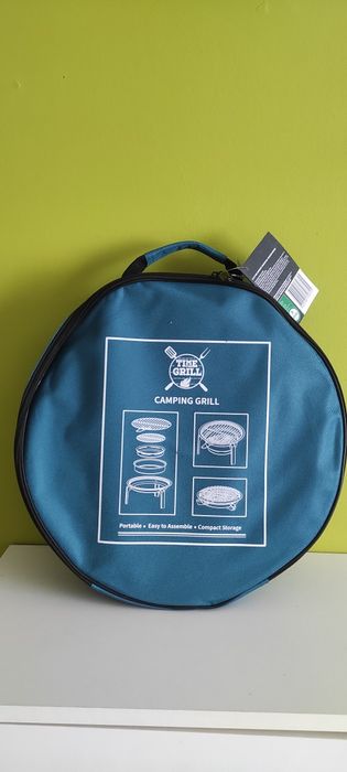 Grill turystyczny campingowy.