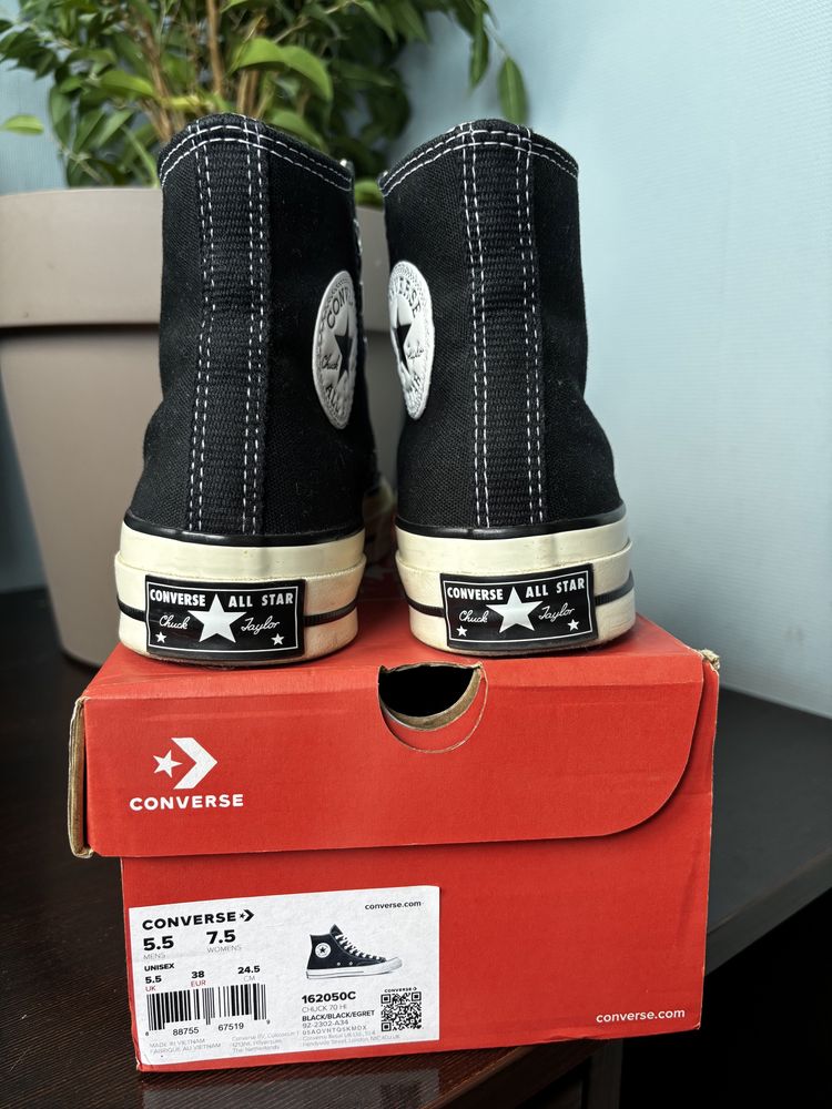 Converse chuck 70 Hi Black 162050C