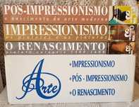 Impressionismo / Pós- Impressionismo / Renascimento - 3 livros  novos