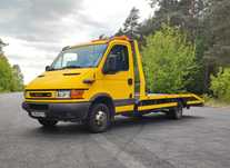 Wynajem laweta 3.5t kat.B - Iveco Daily Bliźniak Laweta Autolaweta