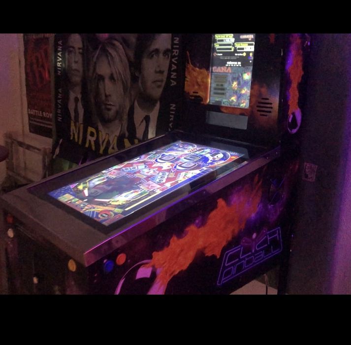 Maquina pinball flipers in arcade virtual