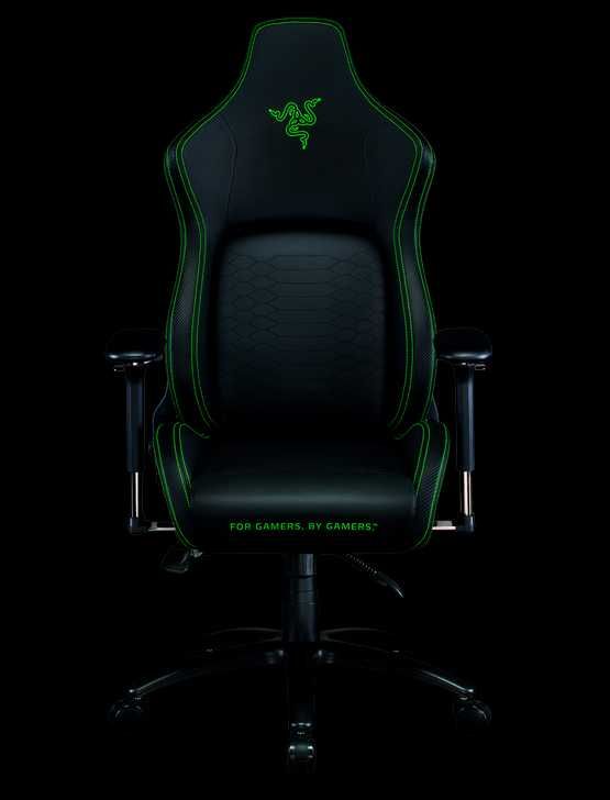 НОВЕ Топове ігрове крісло Razer Iskur Black Green ЗРУЧНЕ KLAVAcomp