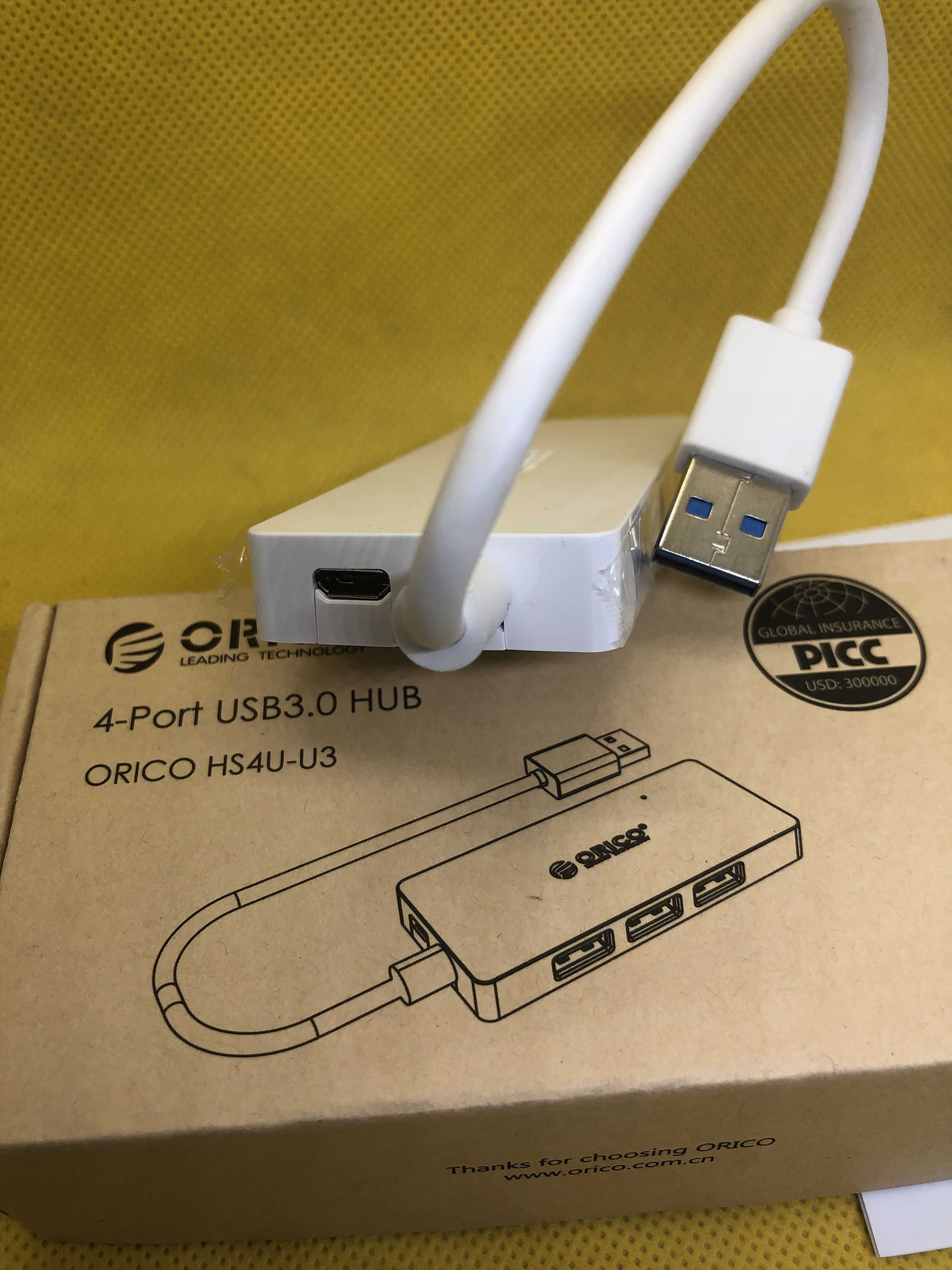 USB 3.0 хаб ORICO HS4U-U3 (4 порта)