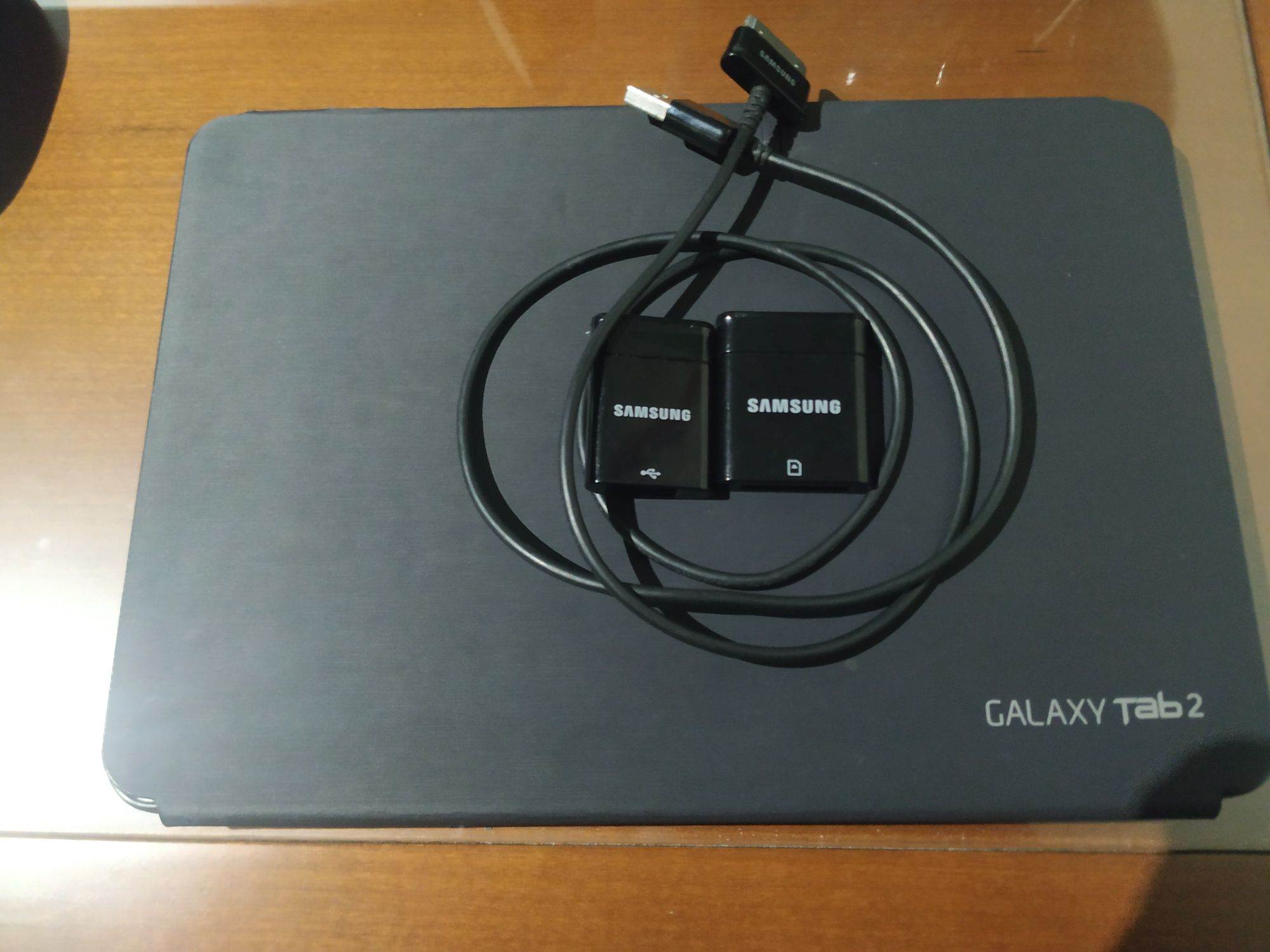 Tablet Samsung Galaxy Tab II Com Capa Original, Adaptadores e Cabo USB