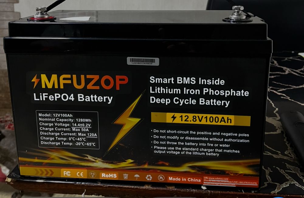 Акумулятор 12 V 100A/h. L. Fe. Po4