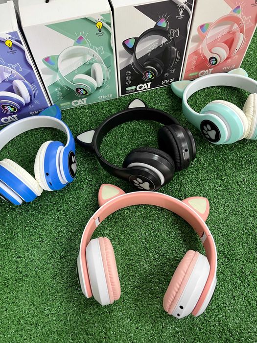 Беспроводные НАУШНИКИ с подсветкой!   Наушники на блютузе! Громкие.