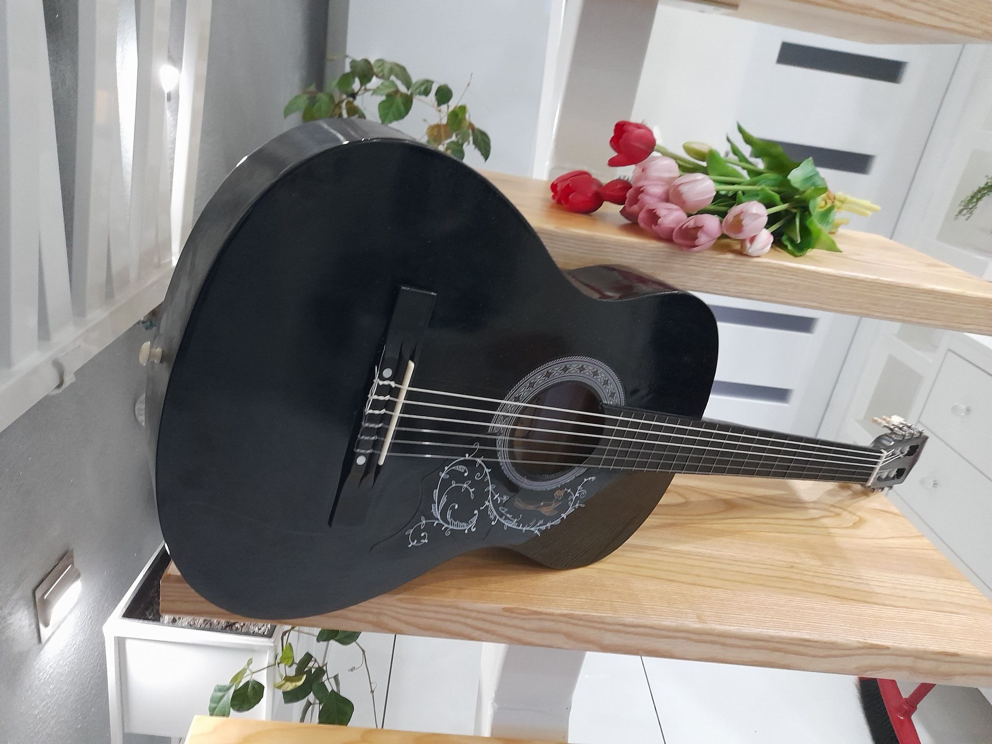 Gitara klasyczna castelo g1 rozmiar 3/4 czarny połysk