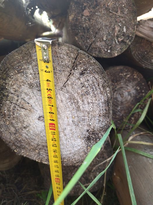 Kołki okorowane, stemple na huśtawkę, altanę