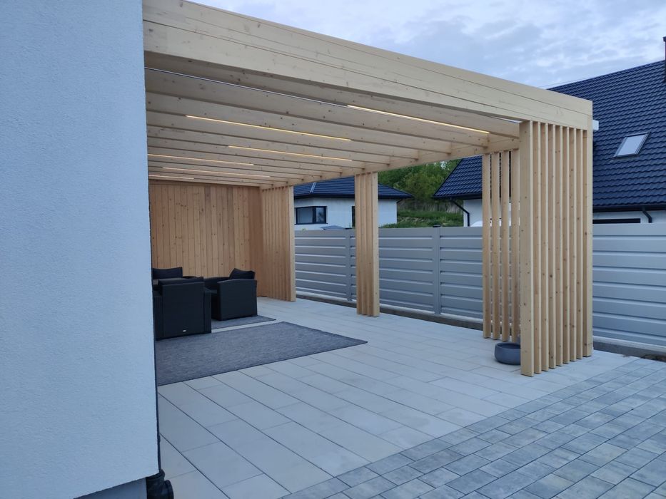 Pergola tarasowa.Pergola ogrodowa. Zadaszenie.Altanka.Markiza.