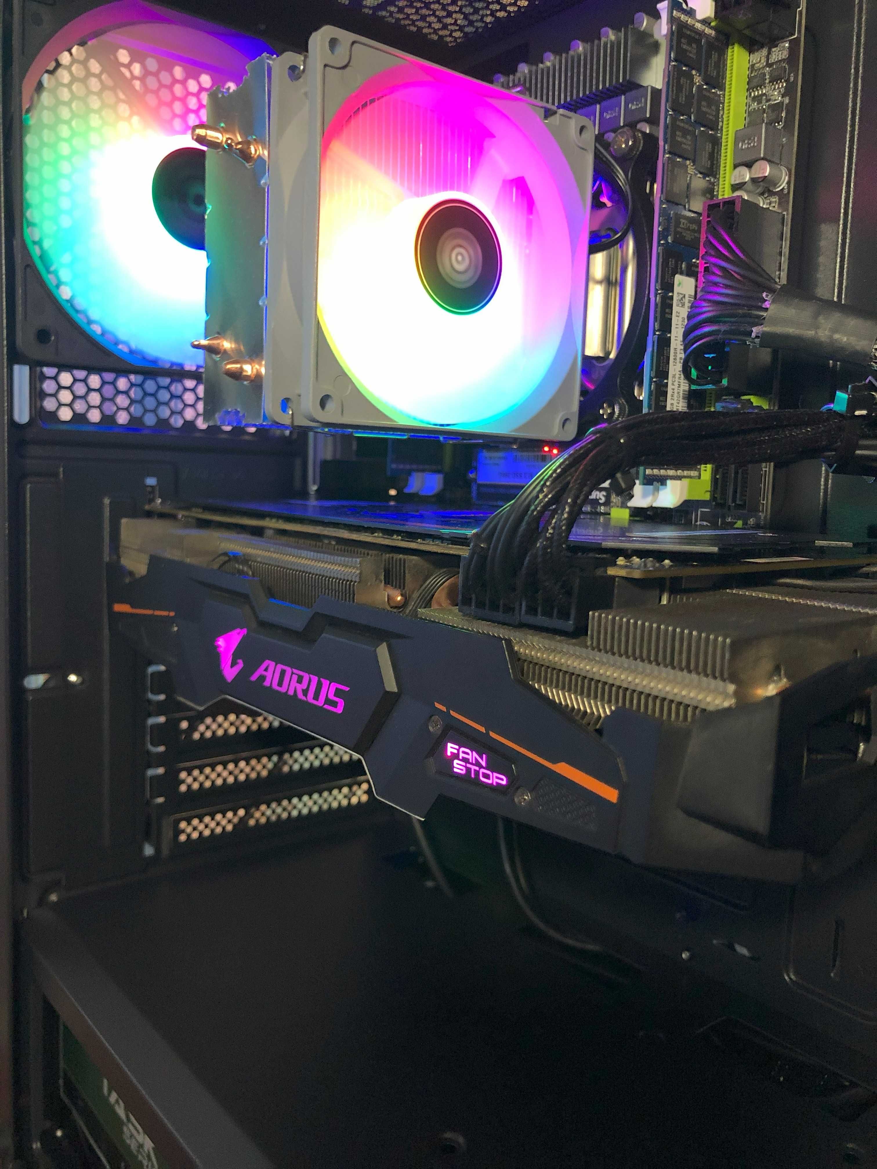 Игровой ПК Intel i7/32Gb/RX580 8/SSD256+1Tb компьютер системный блок