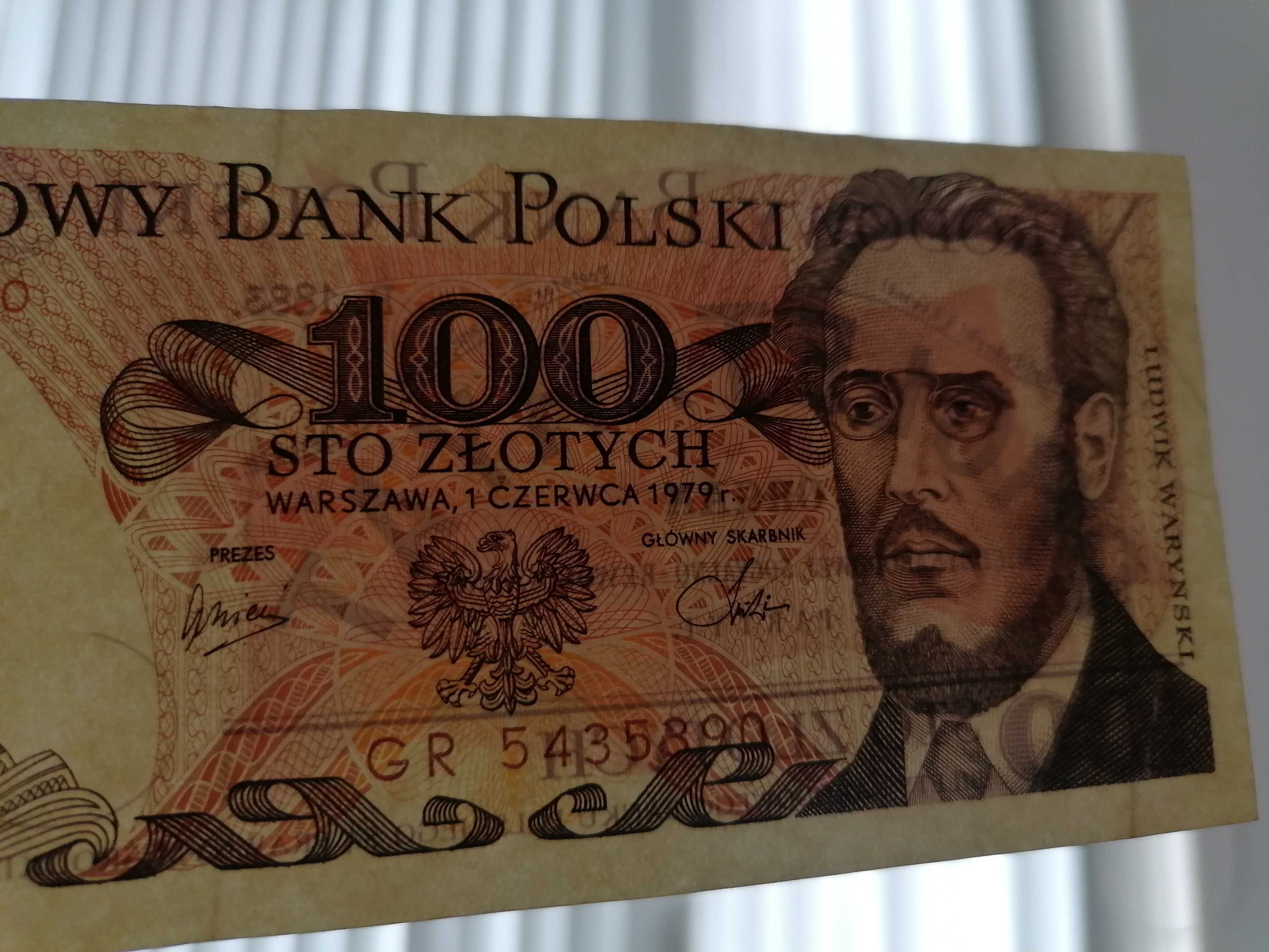 Banknoty PRL 100 zł 1979 r