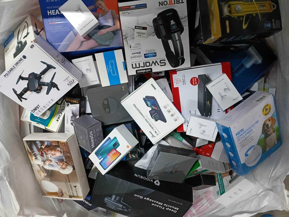 Palety Mix Amazon Elektronika/Dom/Ogród/Sport/Zwierzak/Światło/Chemia