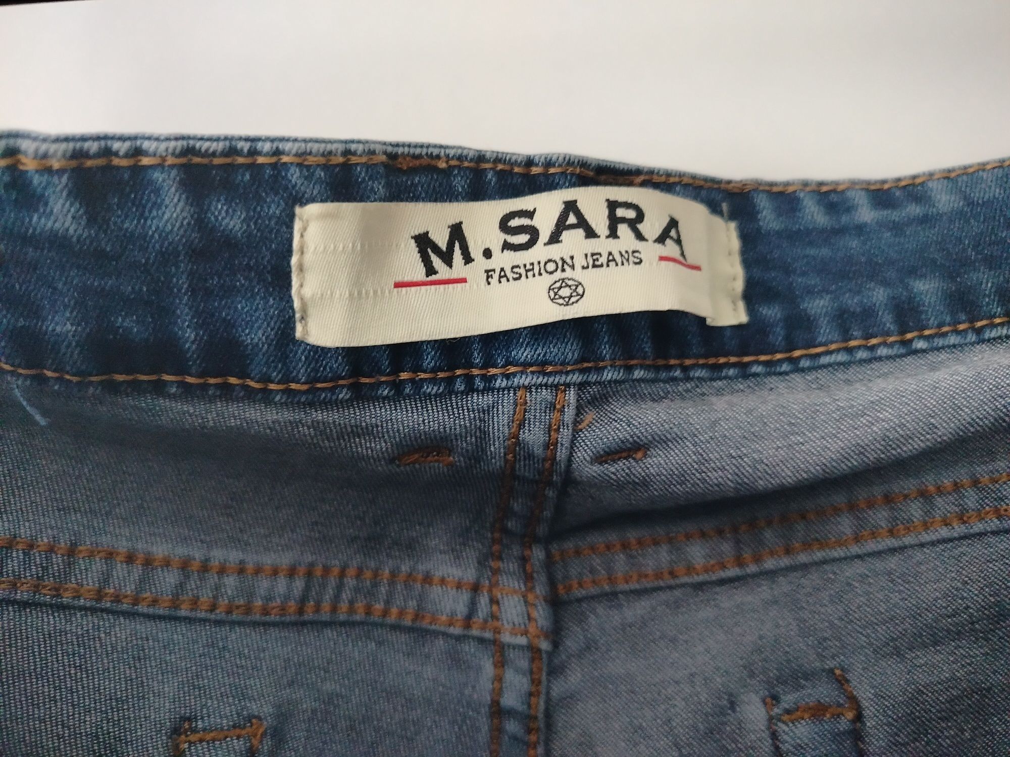 Spodenki damskie jeansowe m.sara 38/40