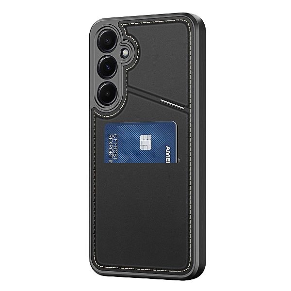Etui Dux Ducis Rafi II na Samsung Galaxy S25 z podstawką i portfelem -