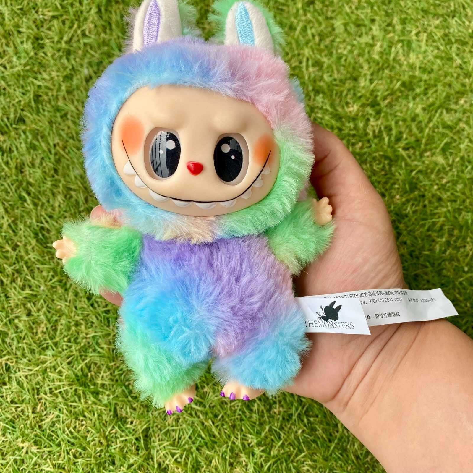 Мягкая Лабубу 4 сезон игрушка сюрприз Разноцветный Брелок Labubu 17 см