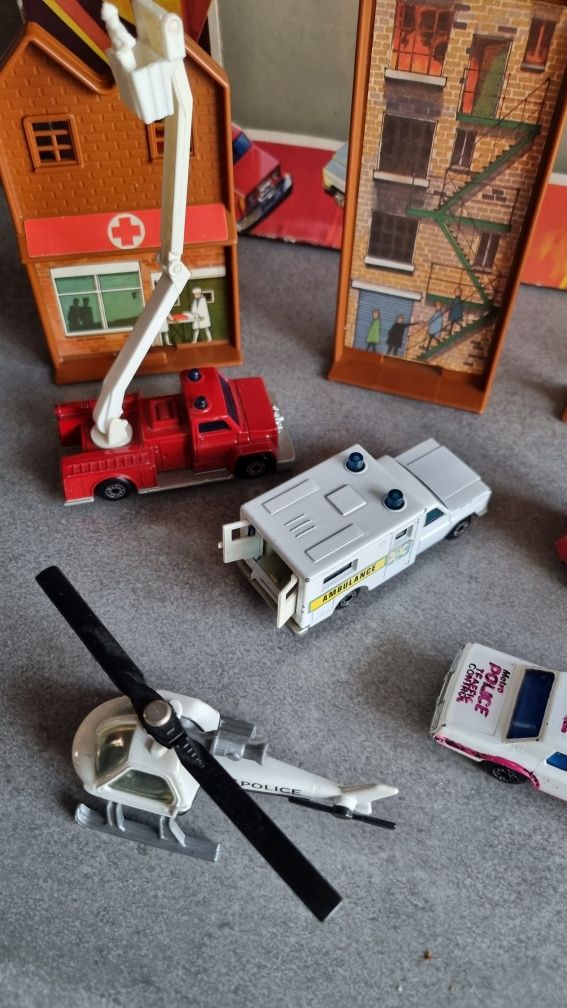 Matchbox Emergency Set G-7, 1983, zestaw strażacki