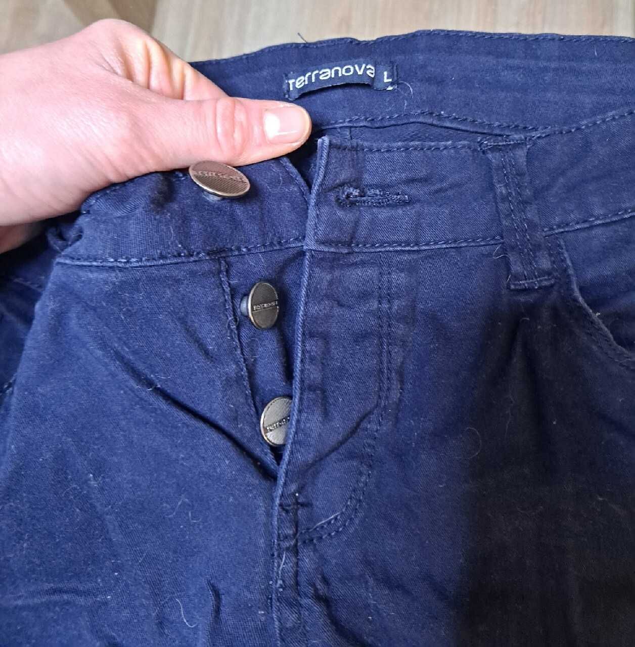 Spodnie jeansowe granatowe M