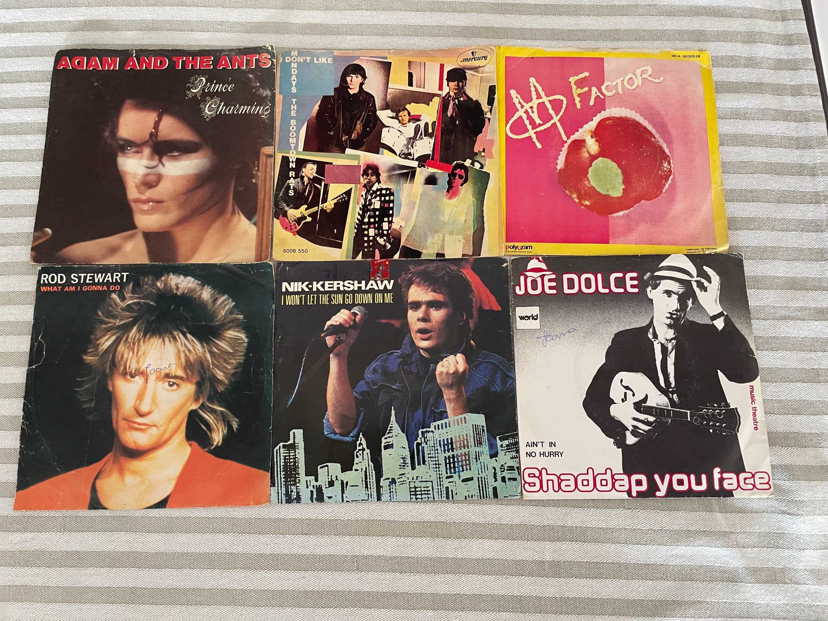 Vinil | Singles - Rod Stewart, Nik Kershaw, Adam And The Ants, outros