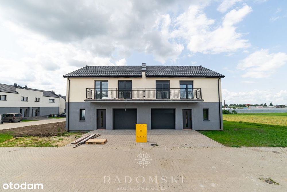 Pasywny bliźniak z dużą działką | strych 50m2